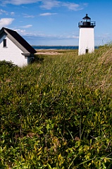 Long Point Light Overlooking Provincetown Harbor on Cape Cod
